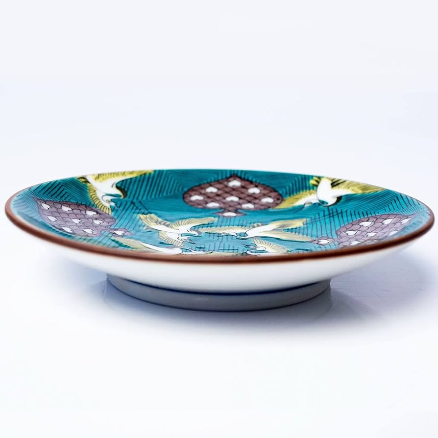 古九谷」笹丸文小皿 完品 古九谷」笹丸文小皿 完品 古九谷」笹丸文小皿