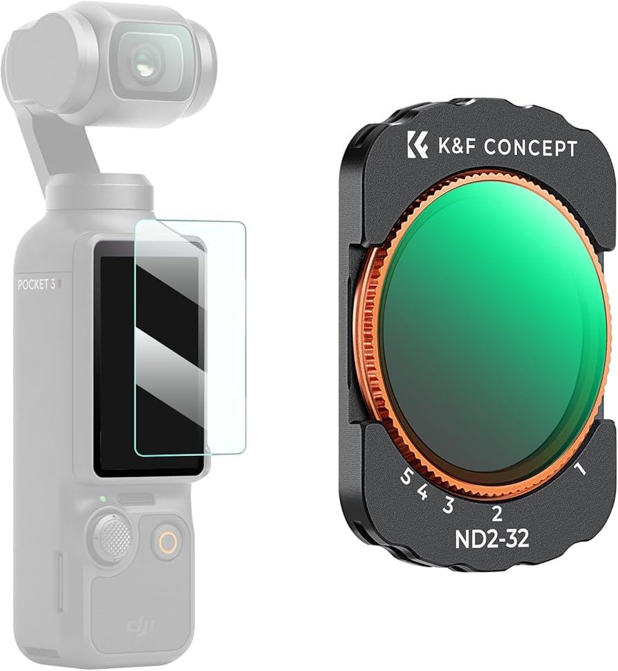 Amazon.com : K&F CONCEPT Variable ND Filter for DJI Osmo Pocket 3