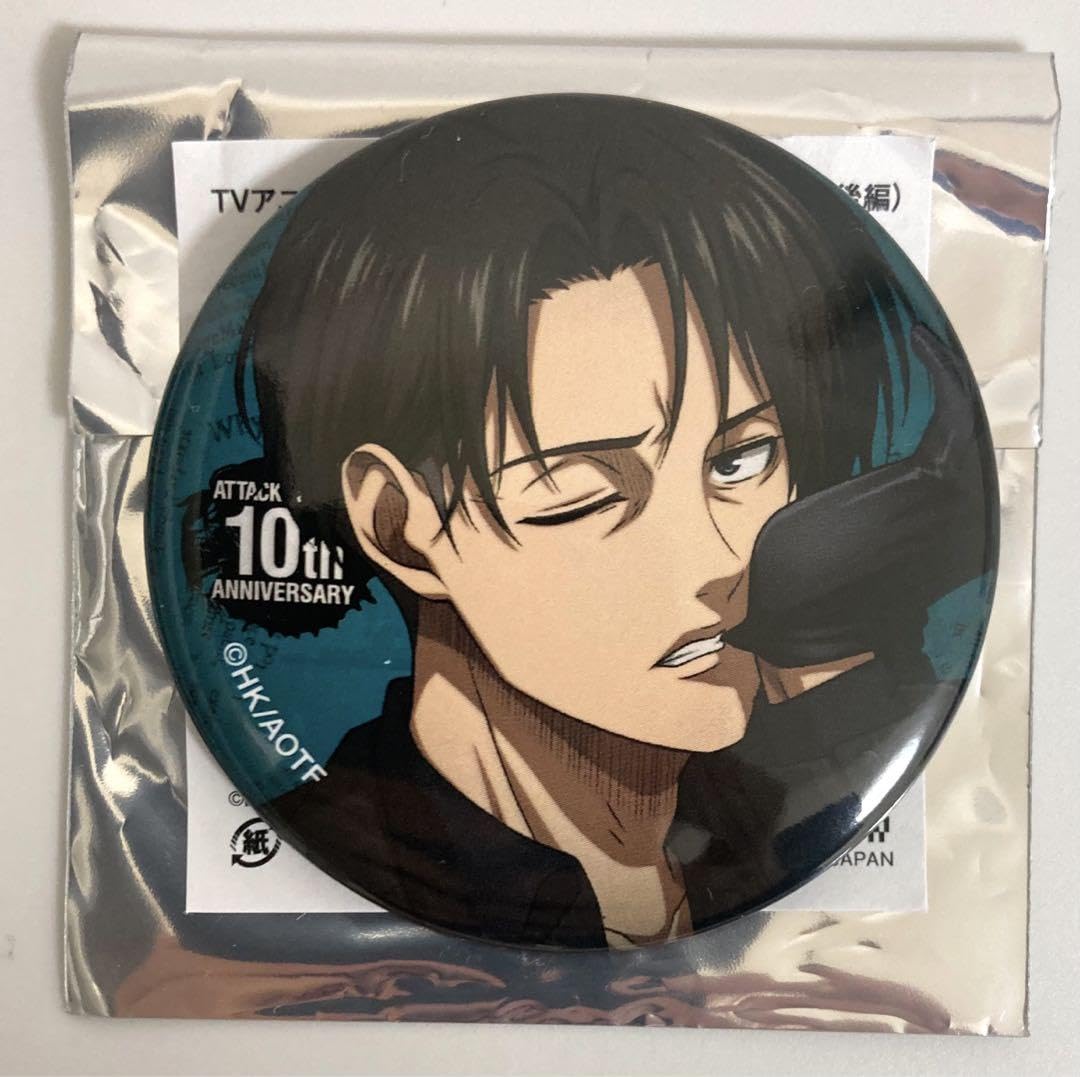 リヴァイ 缶バッジ 10個セット カラオケの鉄人コラボ Amazon.co.jp