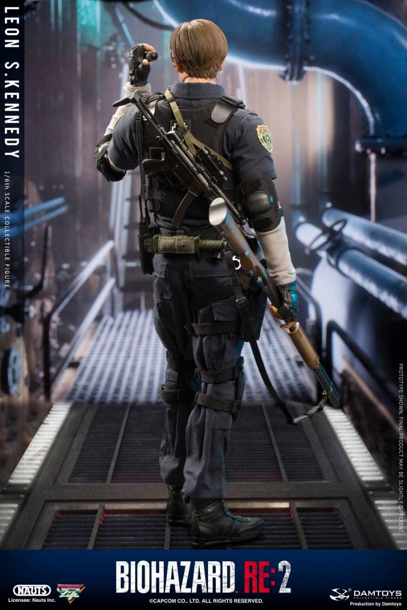 再販版) 1/6 RE2 レオン ヘッド バイオハザード DAMTOYS Amazon.co.jp