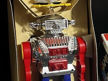 Amazon.co.jp: 昭和 レトロ ゼンマイ 大回転ロボット ROBOT スーパー