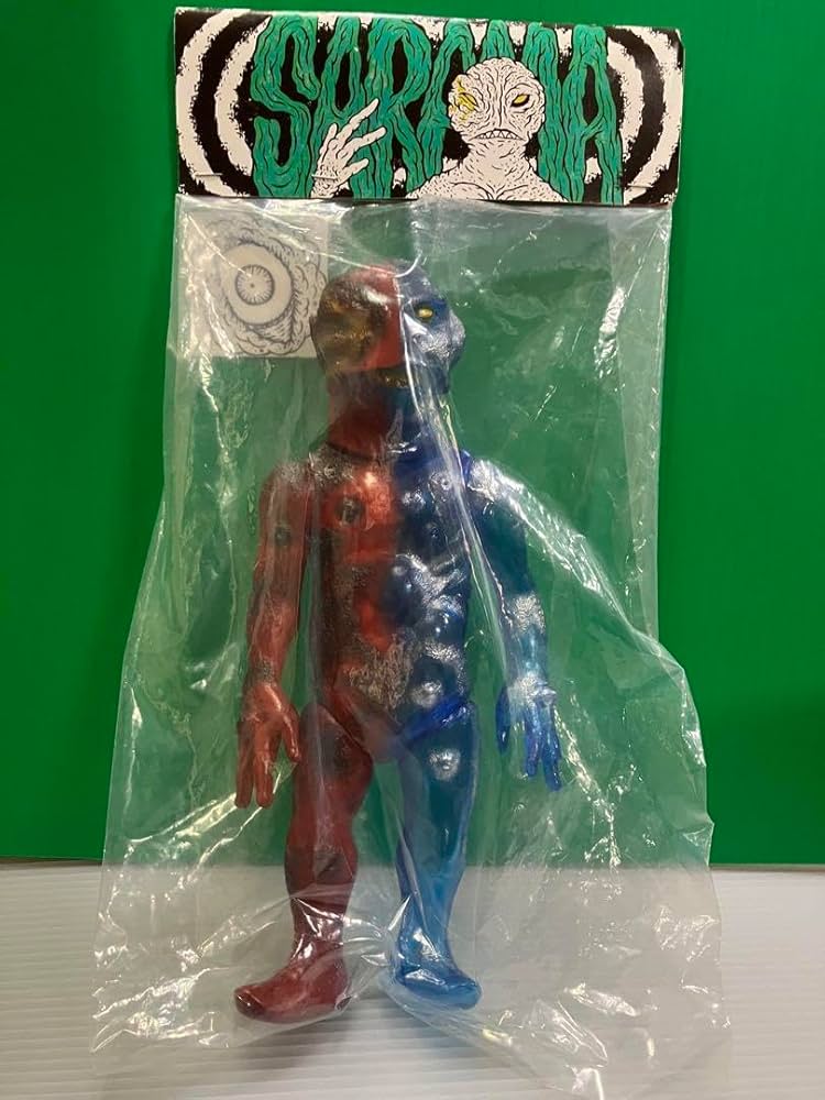 シカルナ工房 サラマ スペル星人 ワンオフ メタリック塗装 ソフビ