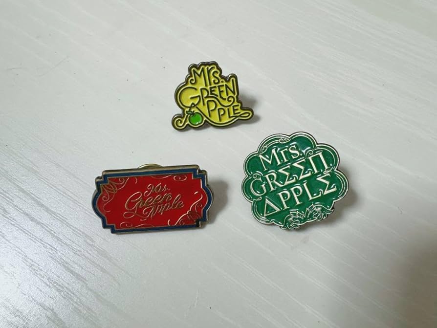 Mrs. Green Apple ピンバッジ Amazon.co.jp: Mrs. GREEN APPLE ミセス