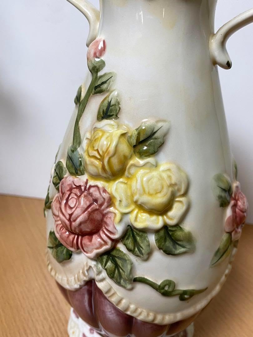 中国清乾隆年製銘茶末釉花瓶官窯唐物アンティーク古美術