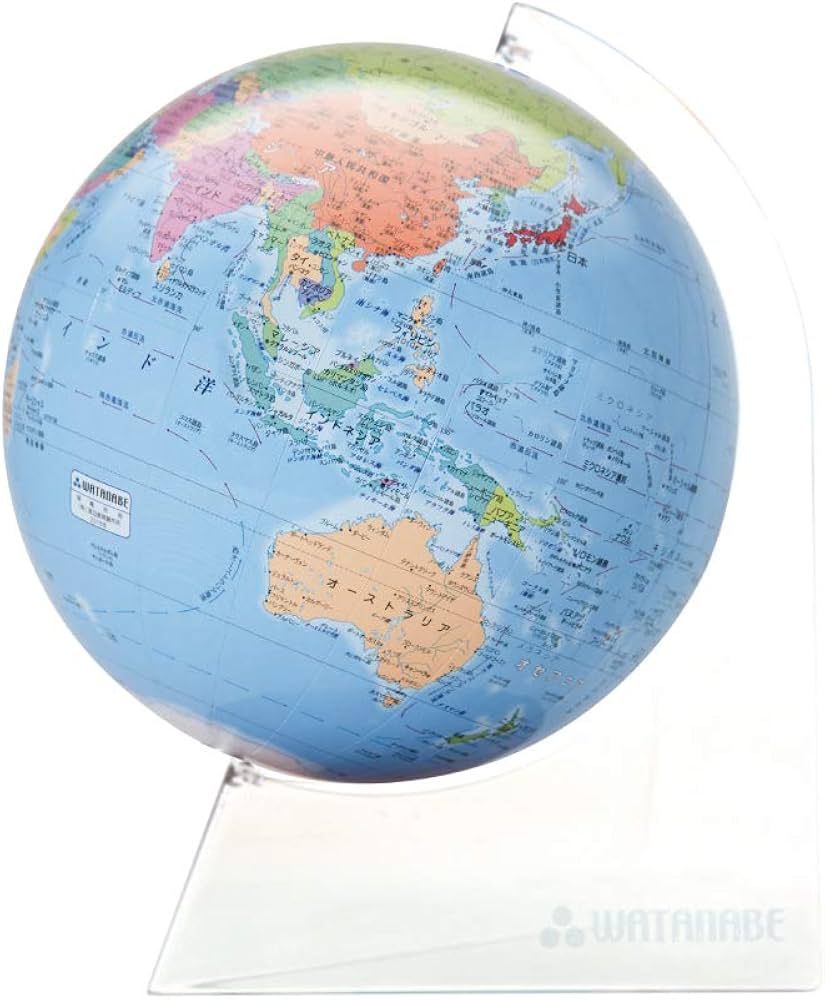 Amazon.co.jp: 地球儀シティーズ 15WF (クリア) : おもちゃ