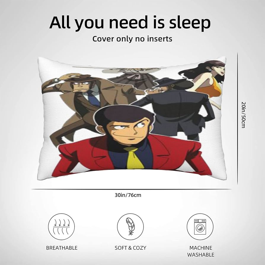 ルパン三世貴重当時の枕カバー ルパン三世貴重当時の枕カバー