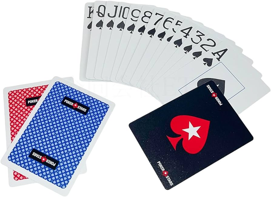トランプ ポーカー専用 WPT専用 赤青セット 10個ずつ トランプ