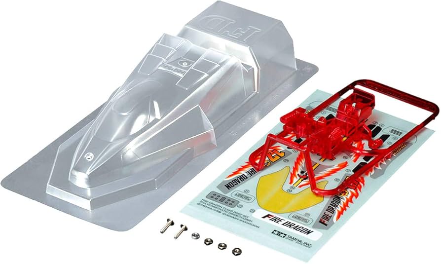 Amazon | タミヤ ミニ四駆特別企画 ファイヤードラゴン クリヤーボディ