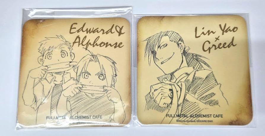 鋼の錬金術師コースターカフェ限定 アニパラカフェ