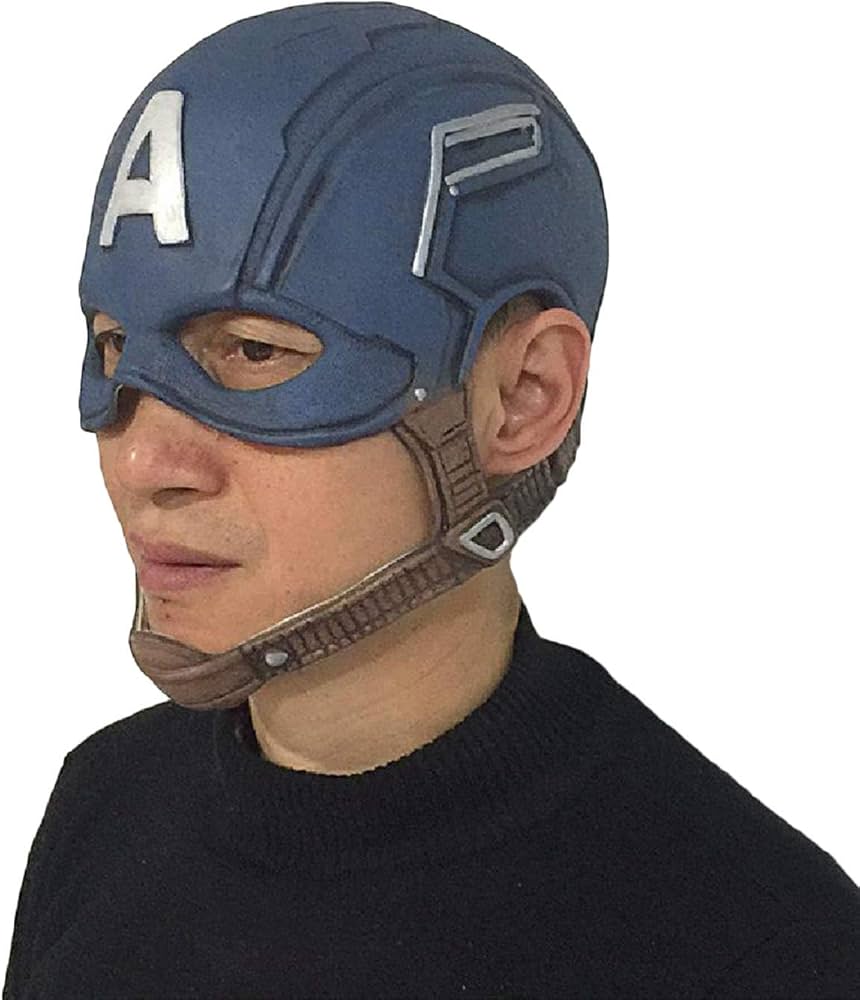 Amazon.co.jp: キャプテンアメリカマスクヘルメット大人マーベル