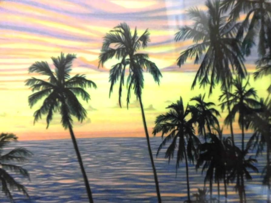 絵画デイビッド・ガエーゴスヒロベイガーデンシルクスクリーン海