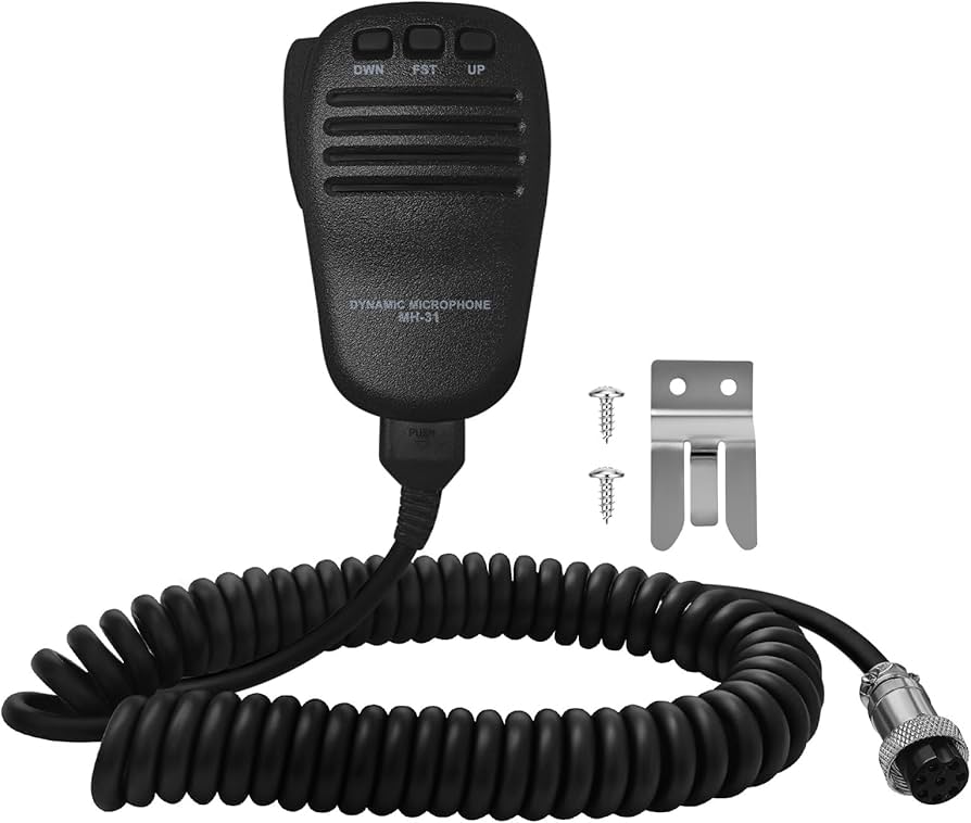 Amazon.com: MH-31B8 Handheld Speaker Mic 8-Pin Microphone Fit for