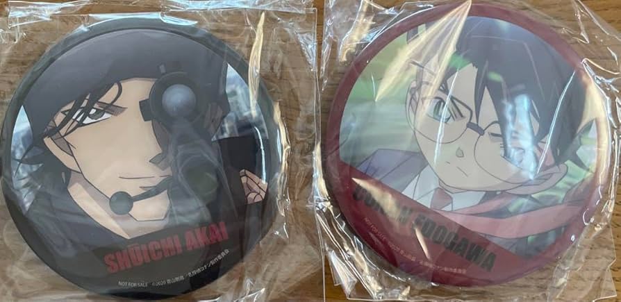 名探偵コナン 緋色の弾丸 アニメイト特典 缶バッジセット 江戸川コナン