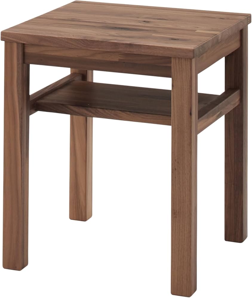 Amazon｜MUJI 無印良品 木製サイドテーブルベンチ ウォールナット材 幅