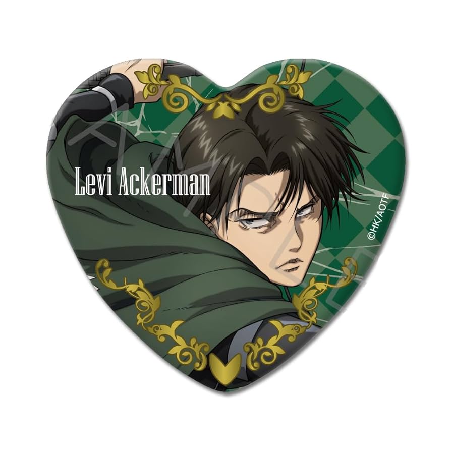 進撃の巨人 リヴァイ エスクリ缶バッジ10点 進撃の巨人 リヴァイ