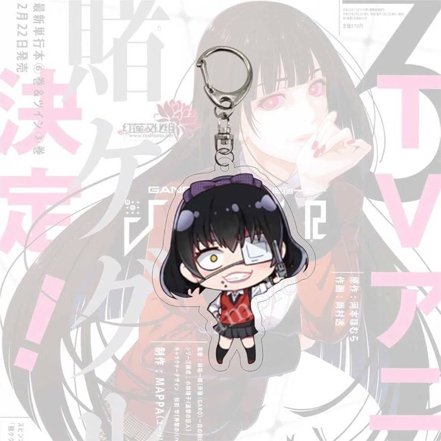 ホロライブ】Vアニ「賭ケグルイ」コラボアクリルキーホルダー 湊あくあ