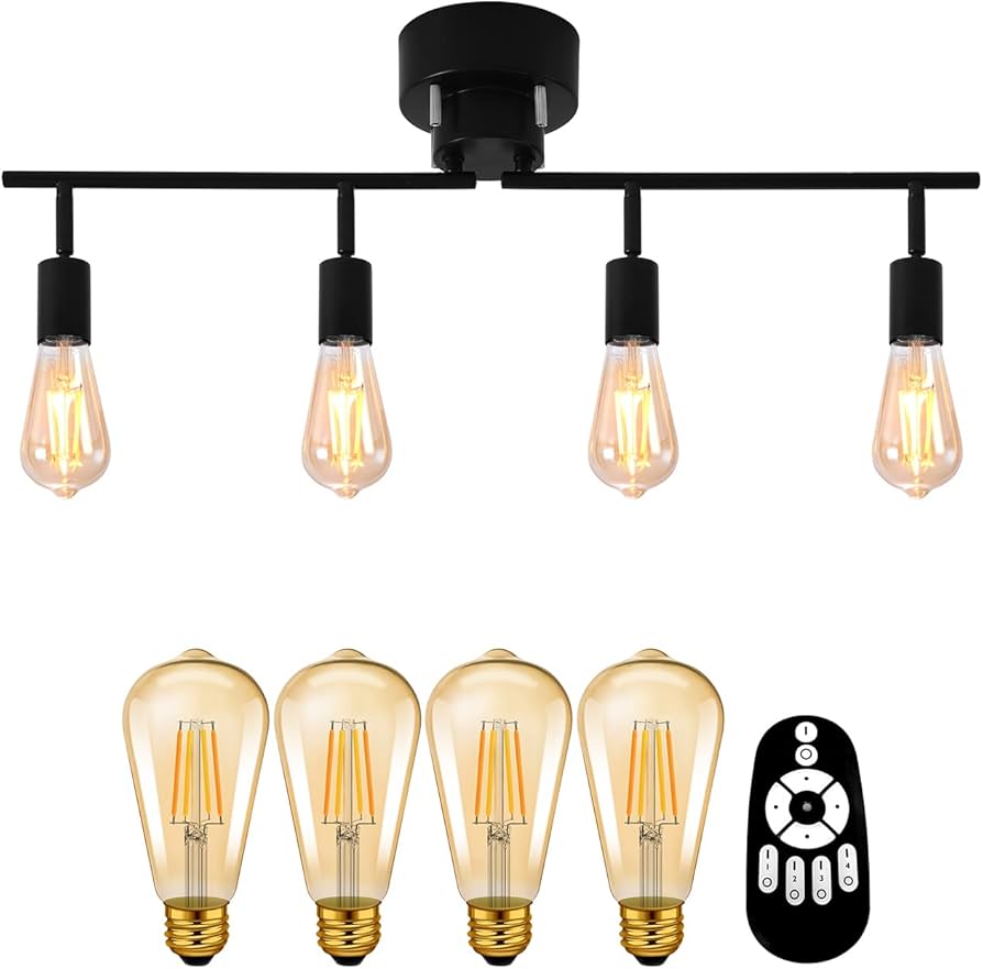 Amazon.co.jp : PNRLUX シーリングライト 8畳 スポットライト 4灯 E26