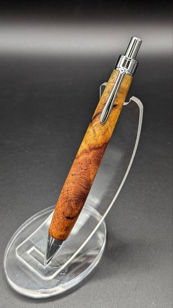 Amazon.co.jp: 63 ペン工房翌檜 花梨 紅白 源平 瘤杢 木軸シャーペン