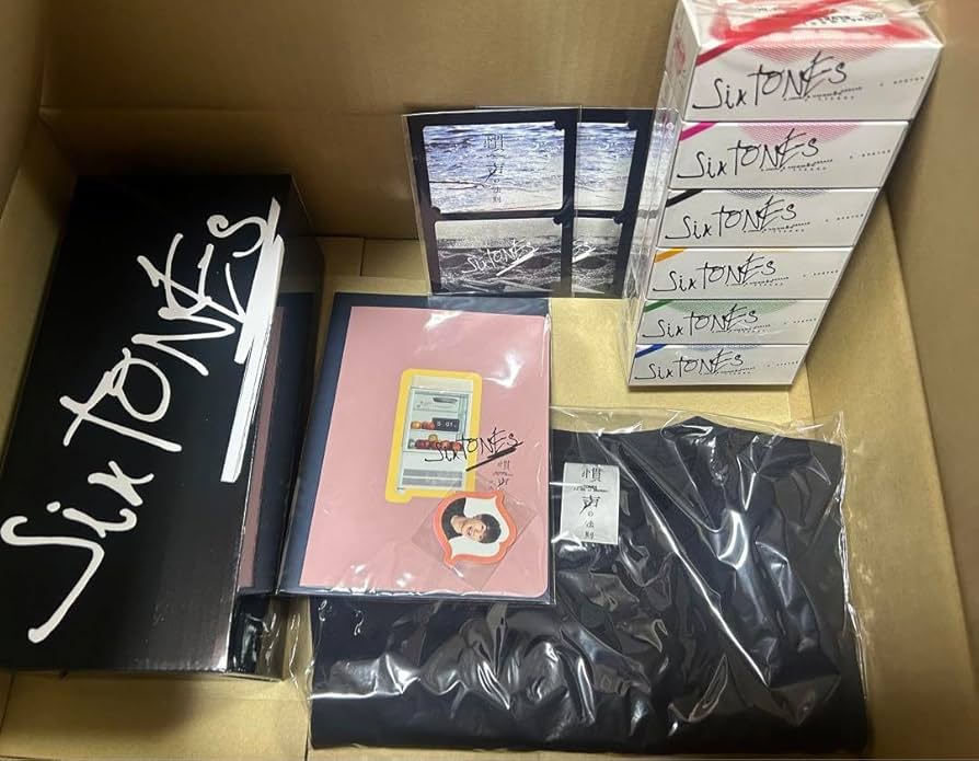 Amazon.co.jp: sixtones 慣性の法則 6点セット ライブ グッズ : おもちゃ