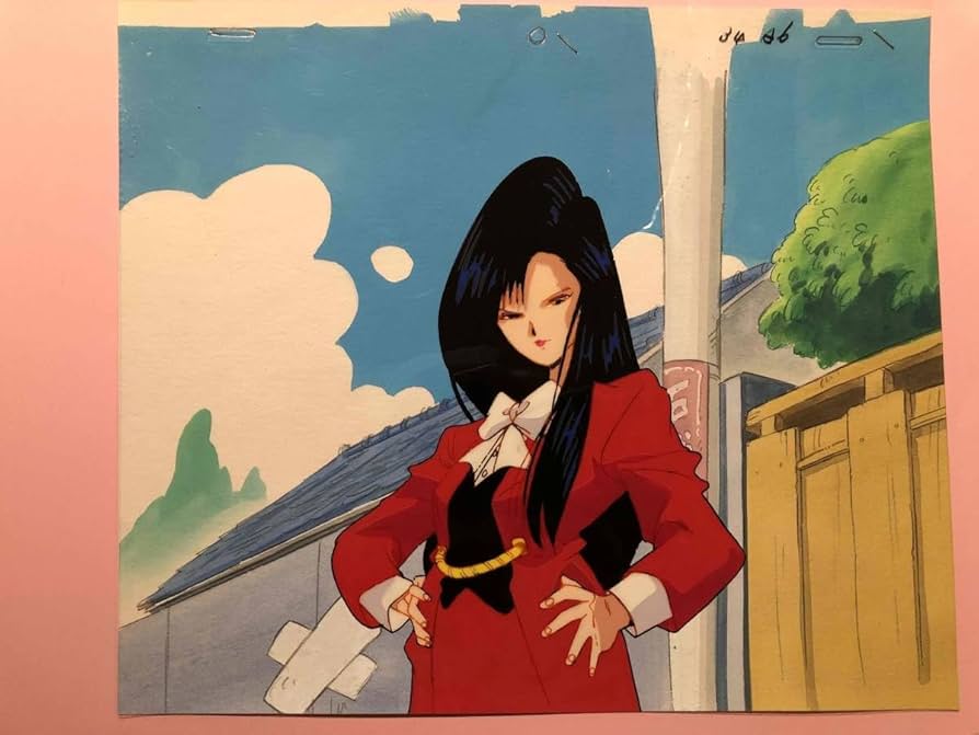 まじかるタルるートくん 背景合致 セル画 大綾真理 ＆ ライバー