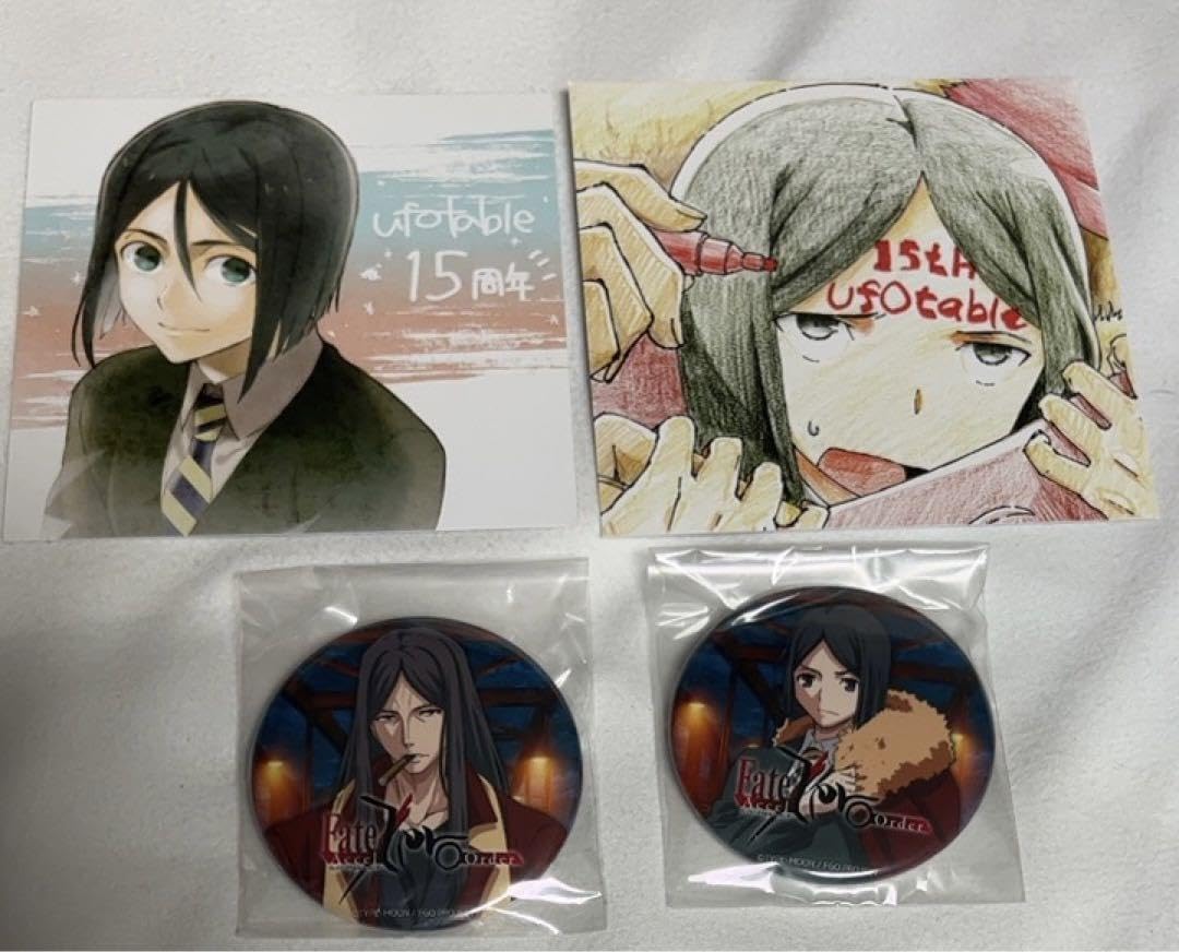 Fate/zero ufotable cafe 缶バッチ33点まとめ売り Fate ufotable cafe