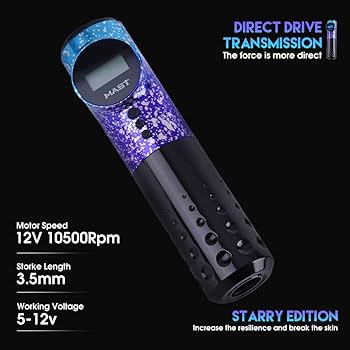 Amazon.com: MAST Archer Wireless Tattoo Machine Rotary Pen Style