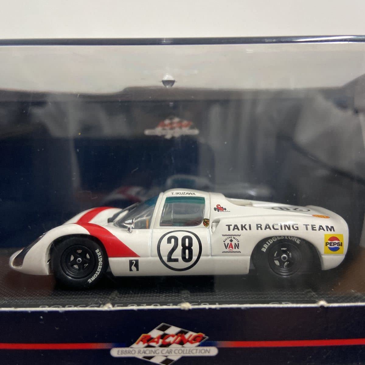 エブロ 1/43 ポルシェ 910 No.28 生沢徹 JAPAN GP Amazon | EBBRO 1/43