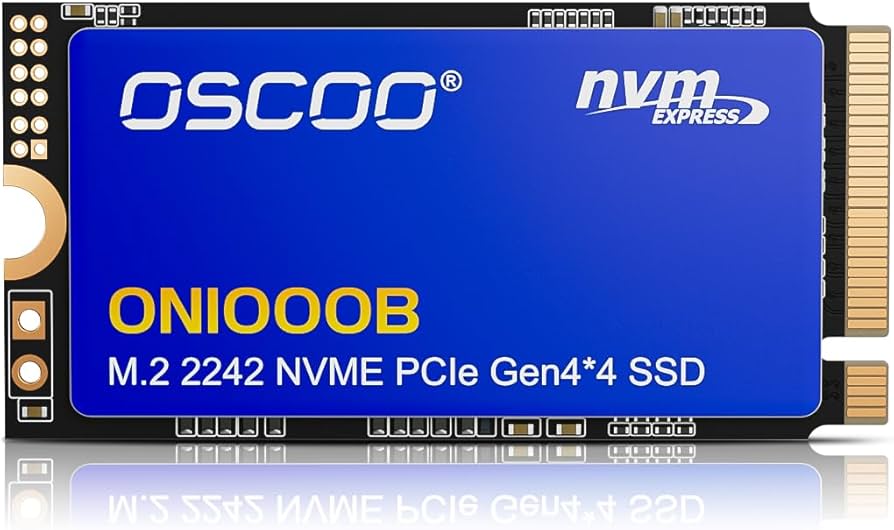 Amazon.com: OSCOO 1TB M.2 2242 Gen4x4 NVMe PCIe SSD, Up to 5400MB