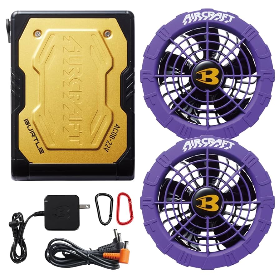 BURTLE AC08-22V 空調服用ファンセット 新品箱無し 新品未開封