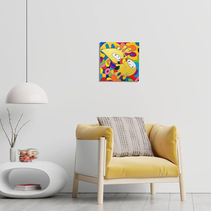 ☆鈴木哲也☆S8(455×455mm)アクリル原画1点物☆送料無料#0095