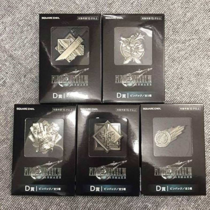 ファイナルファンタジー 人形 カード ピンバッジ ゲーム キャラクター
