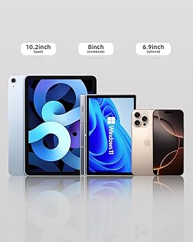 Amazon.com: KOOFORWAY 8 Inch 2-in-1 Mini Laptop,HD Rotatable Touch