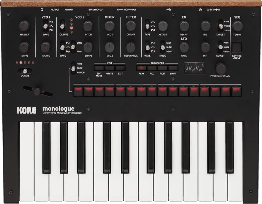 Amazon.com: Korg Synthesizer, 25 Key (MONOLOGUEBK) : Everything Else
