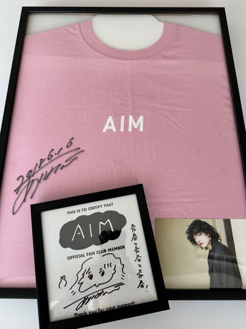 貴重 あいみょん 直筆サイン色紙&TシャツAIM限定 ファンクラブ グッズ