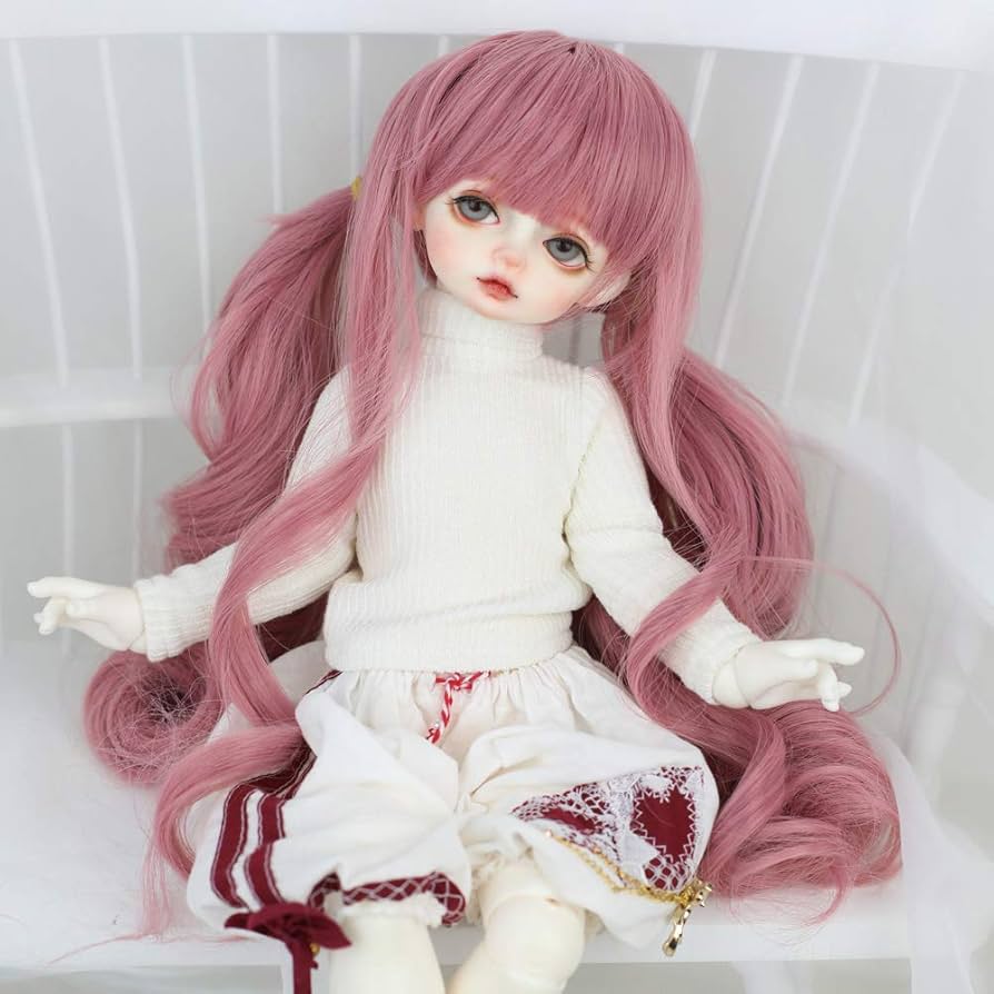 Amazon.co.jp: Linfairy 8~9inch 1/3 サイズ ドール用 ウィッグ