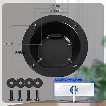 O suporte adaptador de parede Odyssey G9 é compatível apenas com o