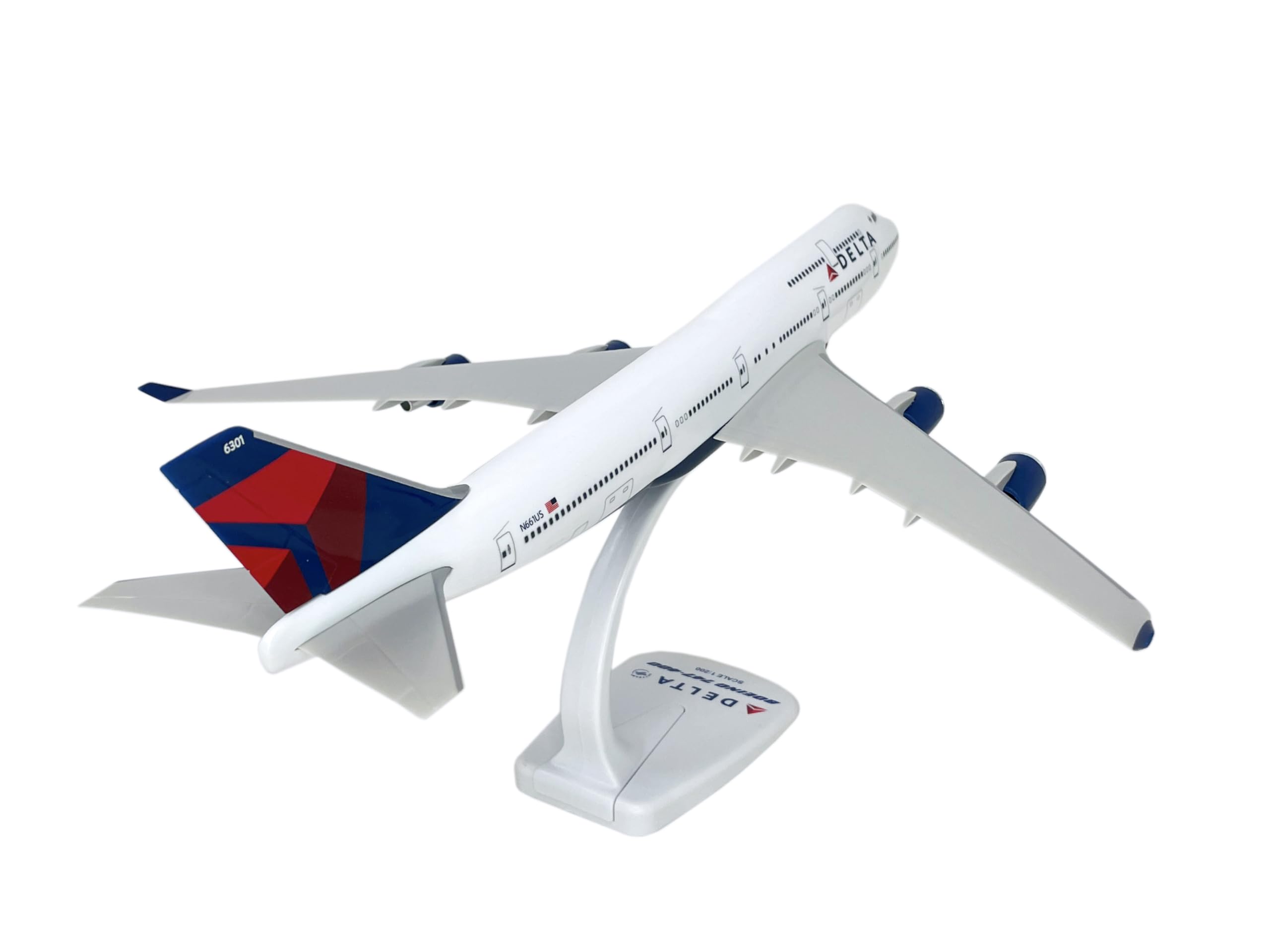 Amazon.com: Flight Miniatures Delta (07-Cur) 747-400 1:200 Scale