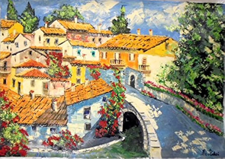 Lido Bettarini (リド ベッタリー二)油彩画 イタリア現代アート Lido