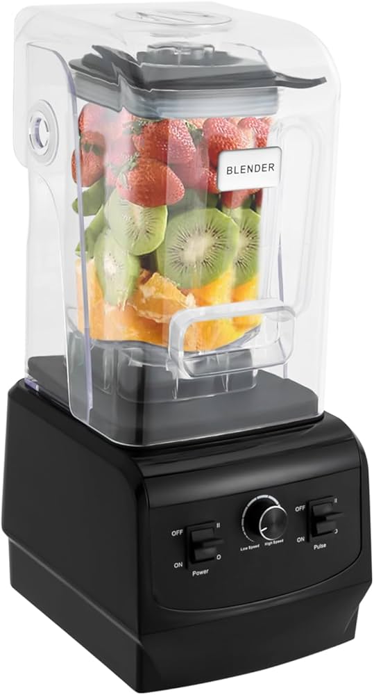 Amazon.com: Soundproof Blender,110V 2200W 2.2L Commercial Fruit