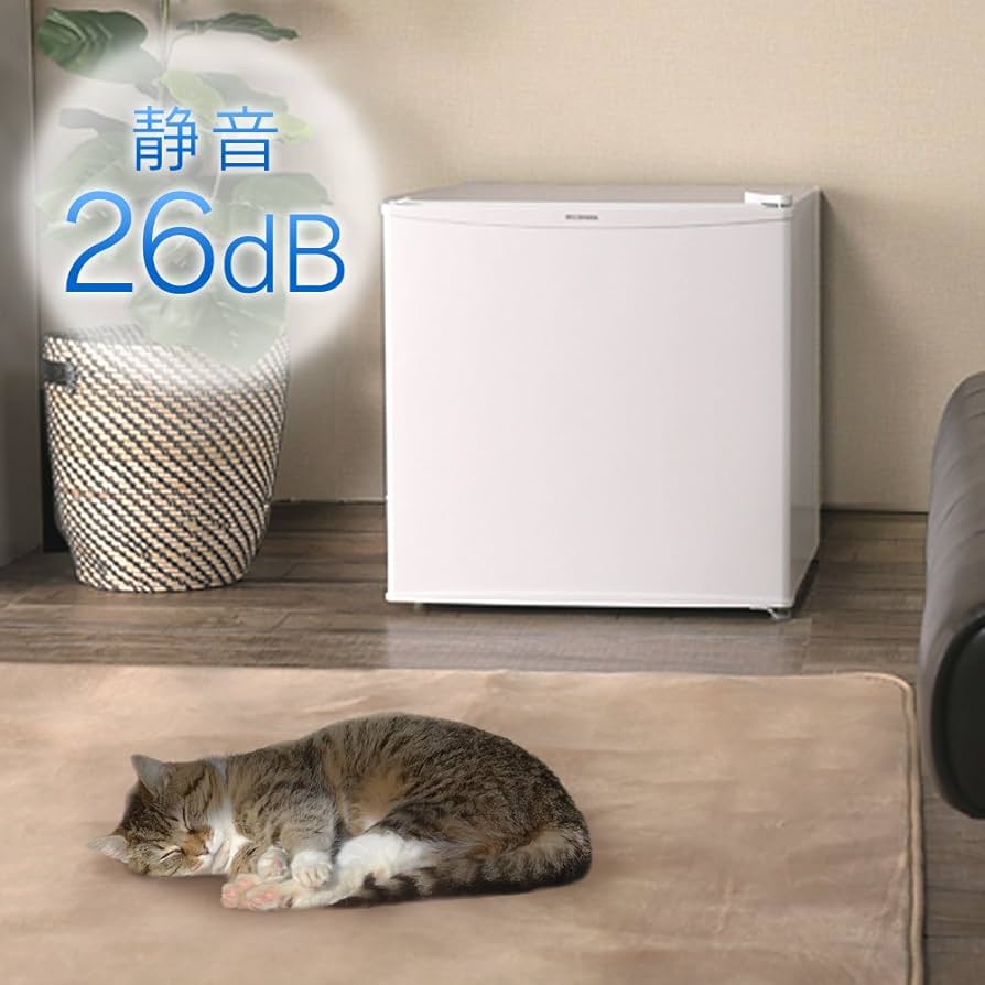 Amazon.co.jp: アイリスオーヤマ 冷蔵庫 42L 小型 静音 1ドア 右開き