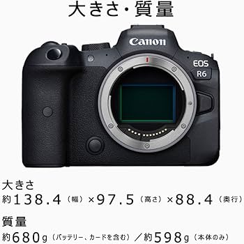 Amazon | 【整備済み品】 キヤノン Canon ミラーレス一眼カメラ EOS R6
