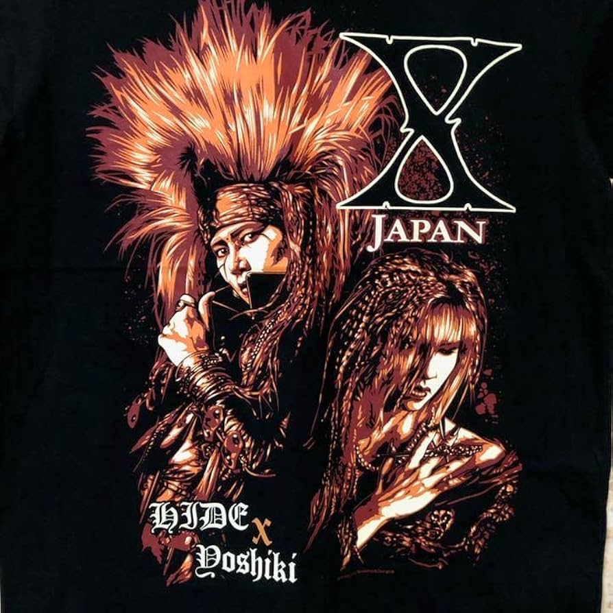 X JAPAN エックスジャパン [当時Tシャツ原稿及びポスター] X JAPAN