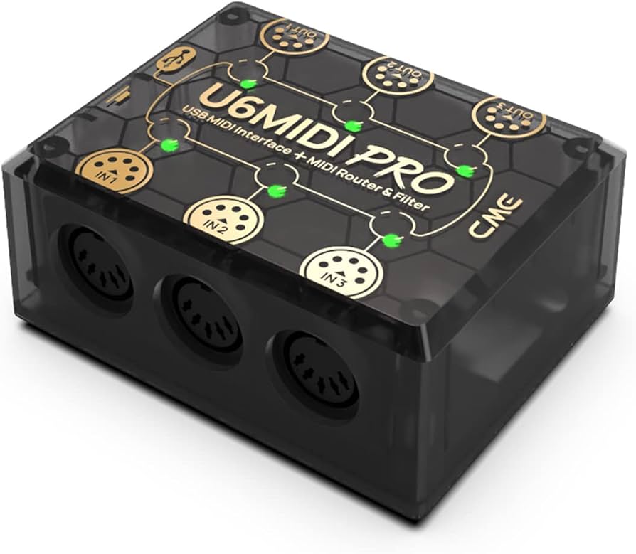 Amazon.com: CME U6MIDI Pro - MIDI Interface with Router, Mapper