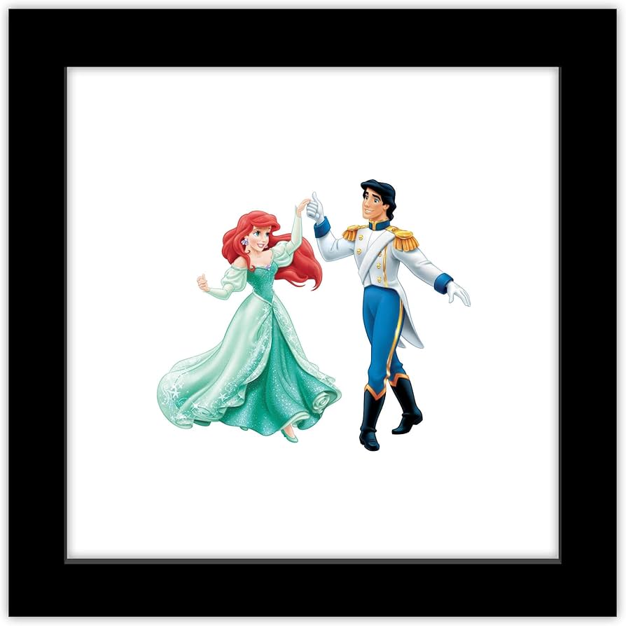 Disney アリエルとエリックの限定アート作品 Disney アリエルと