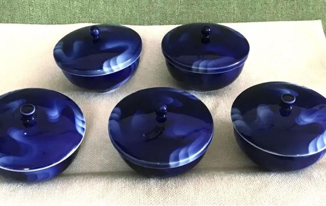 2027 深川製磁 梅文 急須1客 湯呑蓋付1客 2027 深川