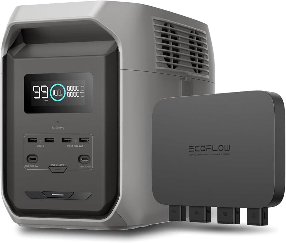 Amazon.co.jp: EcoFlow DELTA 3 1500 ポータブル電源 + 500W