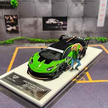 1/64 GW ランボルギーニ アヴェンタドール S LP740-4 緑 1/64 GW