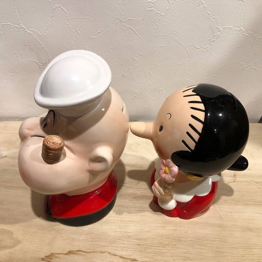 Amazon.co.jp: ポパイ オリーブ K.F.S 貯金箱 2個セット まとめて