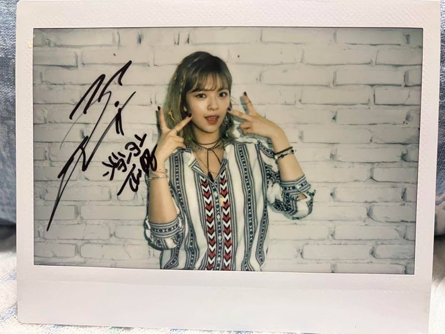 TWICE5 サイン入りチェキ ジョンヨン TWICE5 サイン入りチェキ