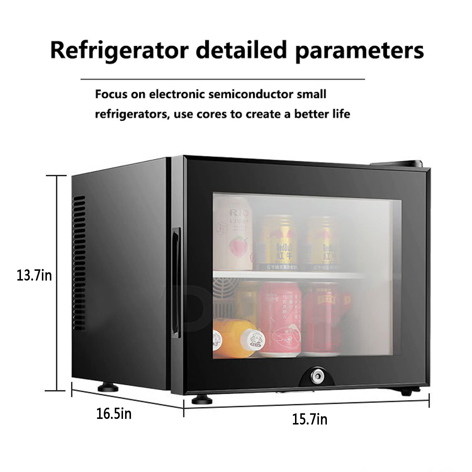 A-Stage«21年製»1ドアミラーガラス冷蔵庫 20L AR-20L01MG
